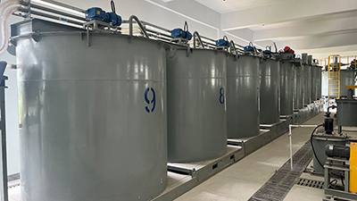 Pre-leaching concentration module